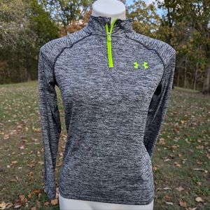 Under Armour 1/4 Zip Shirt Sz YXL Unisex